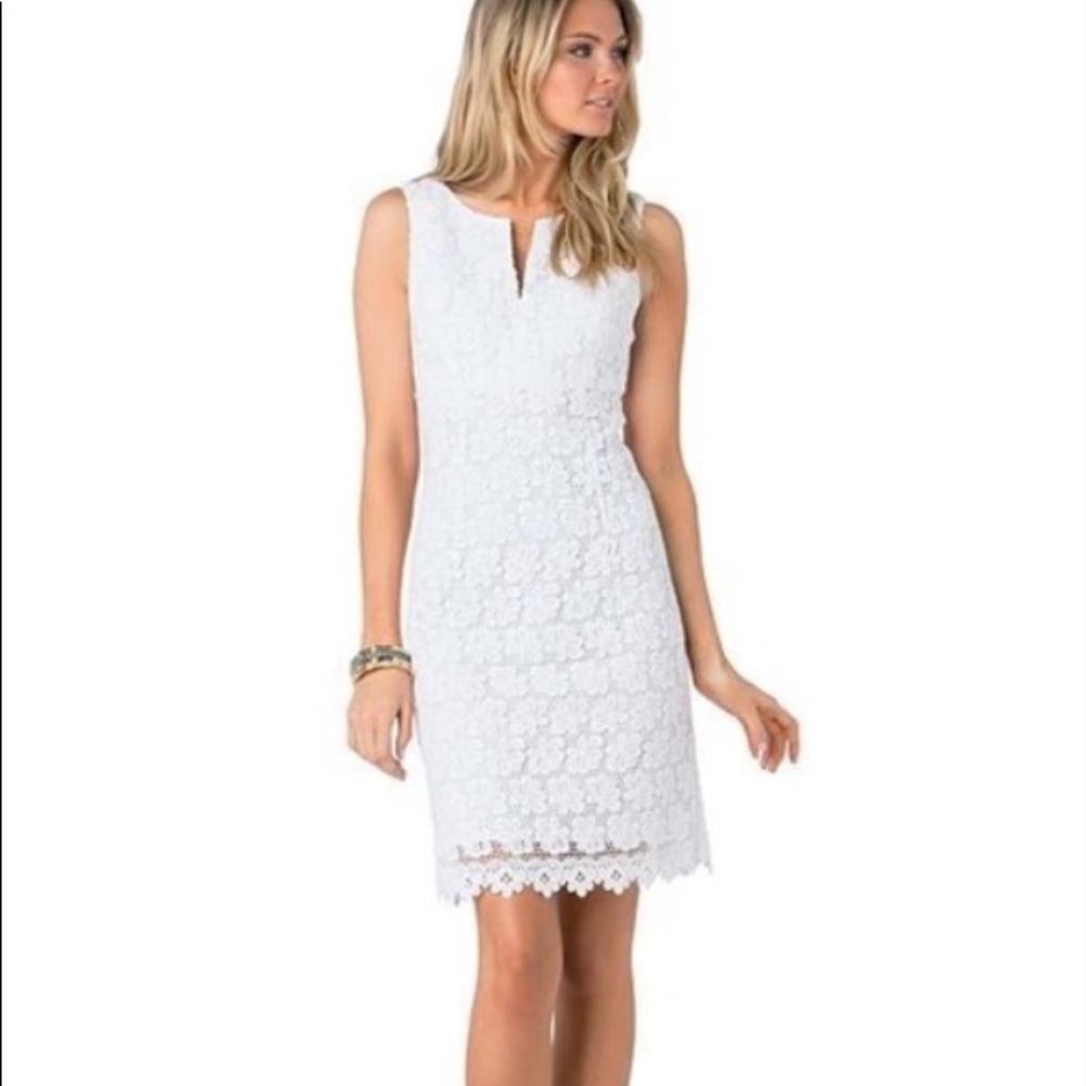 Lilly Pulitzer Dress White 12 NWT